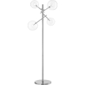 Ideal Lux - LED Stojacia lampa EQUINOXE 4xG4/2W/230V lesklý chróm/číra